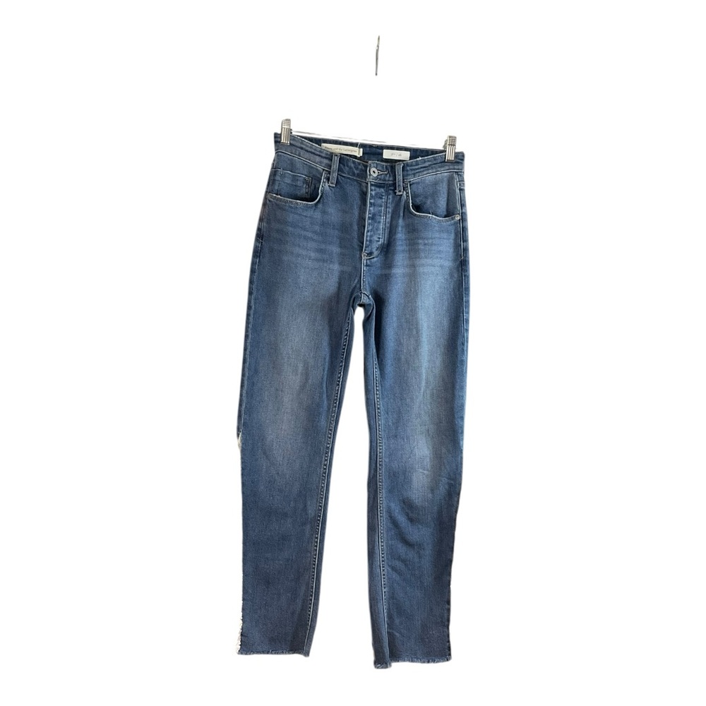 Pilcro and The Letterpress Women's High-Rise Sequined Flared Jeans Blue Size 26